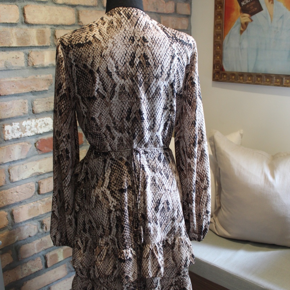 1.State Birch Snake Print Dress | Wild Elegance | Chic Statement | Day-to-Night - Picture 3 of 7
